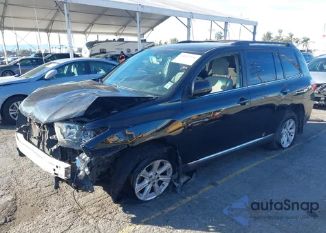 2012 Toyota Highlander Base V6 from USA, damaged, VIN 5TDZK3EH3CS050149